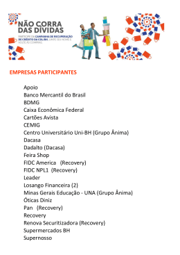 EMPRESAS PARTICIPANTES E MAIS