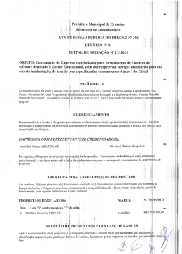 I I|| Prefeitura Municipal de Cruzeiro