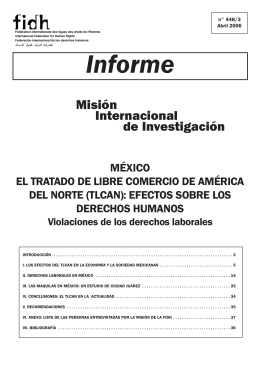 México ( PDF - 637.1 KB) - International Federation for Human Rights