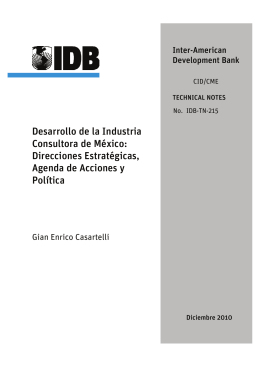 Desarrollo de la Industria Consultora de México - Inter