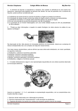 Revis&atilde;o Citoplasma Col&eacute;gio Militar de Manaus Maj Ben