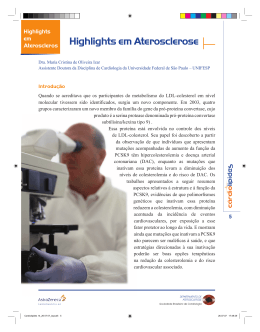 Highlights em Aterosclerose - Sociedade Brasileira de Cardiologia