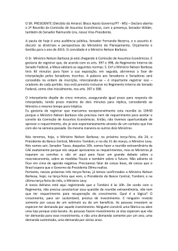 (CAE) no Senado Federal sobre Estrat&eacute;gia de