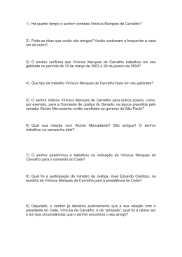 Veja a lista de perguntas preparadas por Mario Covas Neto e n&atilde;o