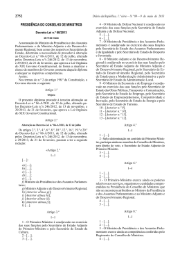 Decreto-Lei n.&ordm; 60/2013, de 9 de maio