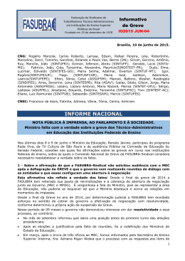 Informes de Greve Nº 04 - 10/06/2015 - CNG