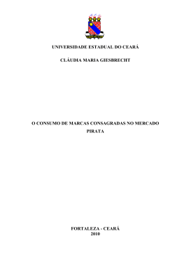 O Consumo De Marcas Consagradas No Mercado Pirata