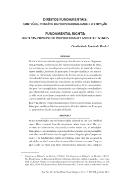 DIREITOS FUNDAMENTAIS: FUNDAMENTAL RIGHTS: