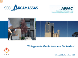 Dina Frade, Secil Argamassas