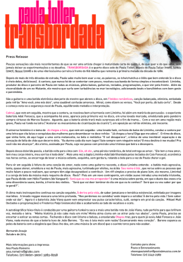 Press Release - Teatro Riachuelo