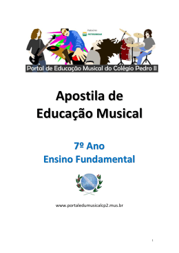 Apostila de Educação Musical - Portal EduMusical