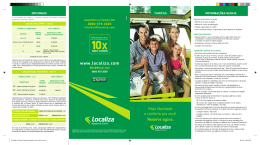www.localiza.com Mais liberdade e conforto pra voc&ecirc;. Reserve agora.