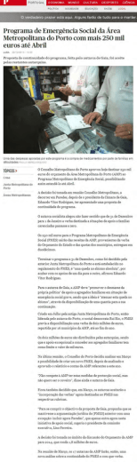 Programa de Emergência Social (la Área Metropolitana do Porto