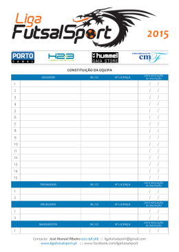 2015 - Liga Futsal Sport