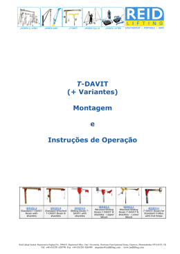 T-DAVIT (+ Variantes) Montagem e Instruções de