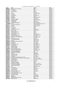 da lista da All Hits Digital PDF
