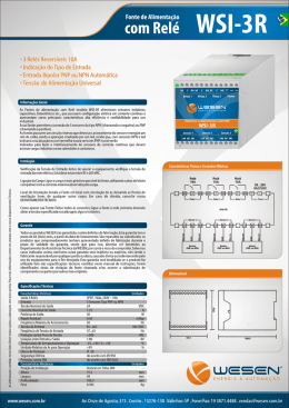 Data Sheet - WSI-3R