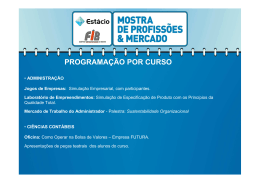 PROGRAMA&Ccedil;&Atilde;O POR CURSO