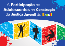 A participação de adolescentes na construção da justiça