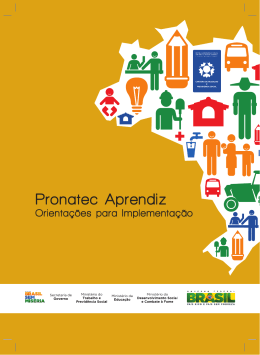 Pronatec Aprendiz - MINISTÉRIO DO Desenvolvimento Social e