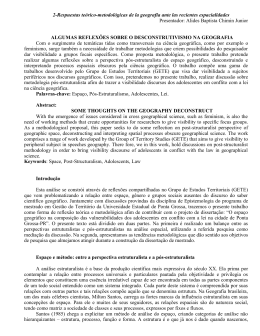 2-Respuestas te&oacute;rico-metodol&oacute;gicas de la geograf&iacute;a ante las