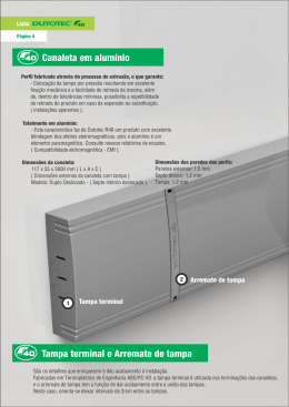 @ Canaleta em alumínio