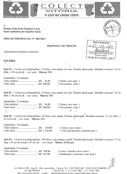 Proposta - Justi&ccedil;a Federal