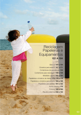 Reciclagem Papeleiras e Equipamentos