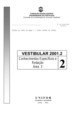 VESTIBULAR 2001.2