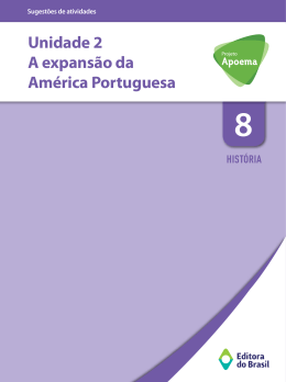 Unidade 2 A expansão da América Portuguesa