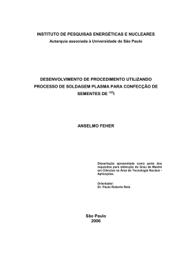 desenvolvimento de procedimento utilizando processo de soldagem