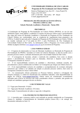 Processo seletivo 2016_publicado