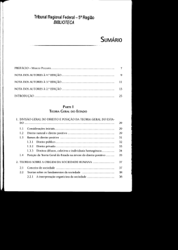 Teoria Geral do Estado e Ciência Política