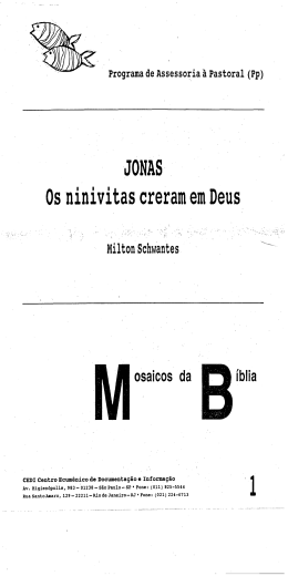 0s ninivitas creram em Deus