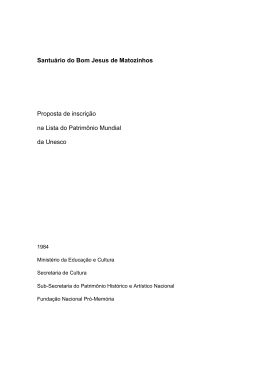 Dossi&ecirc; de candidatura