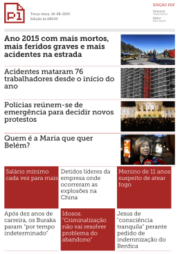 Ano 2015 com mais mortos, mais feridos graves e