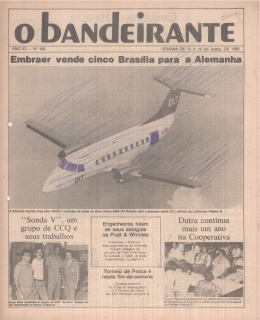 Embraer vende cinco Bras&iacute;lia pa