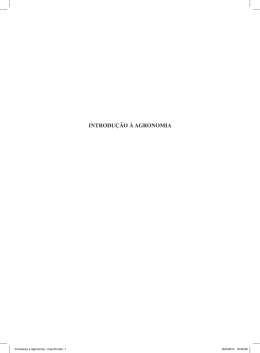 Introducao a Agronomia - Cap