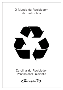 Cartilha do reciclador iniciante