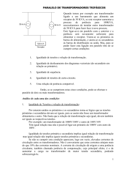 1 PARALELO DE TRANSFORMADORES TRIF&Aacute;SICOS Quando