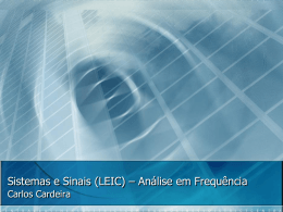 An&aacute;lise em Frequ&ecirc;ncia