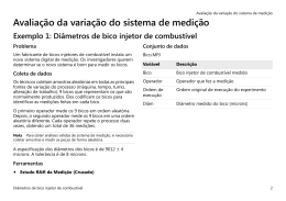 An&aacute;lise dos sistemas de medi&ccedil;&atilde;o