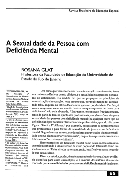 A Sexualidade da Pessoa com - Associa&ccedil;&atilde;o Brasileira de
