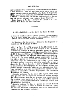 dependentcmcnlc de novas ordens, todos os volumes com destino a