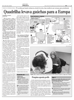 Quadrilha levava ga&uacute;chas para a Europa