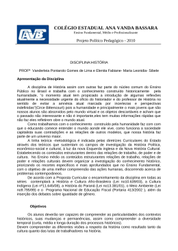 historia - COL&Eacute;GIO ESTADUAL ANA VANDA BASSARA