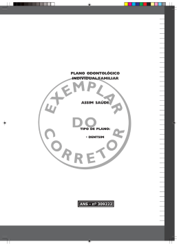 PLANO ODONTOL&Oacute;GICO INDIVIDUAL/FAMILIAR ASSIM SA&Uacute;DE