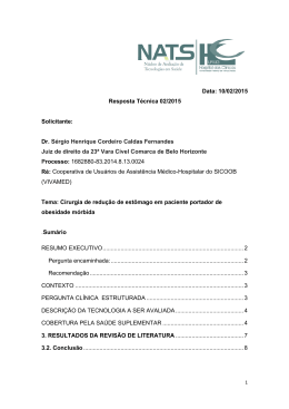 RT NATS 02 2015 Cirurgia de obesidade m+&brvbar;rbida