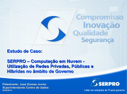 Estudo de Caso: SERPRO &ndash; Computa&ccedil;&atilde;o em Nuvem