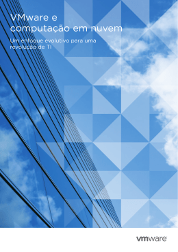VMware e computa&ccedil;&atilde;o em nuvem